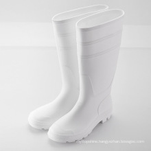 White Waterproof PVC Rain Boot